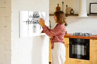 Lavagna magnetica per scrivere modello avventura all'aperto