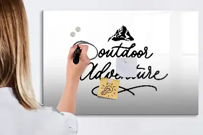 Lavagna magnetica per scrivere modello Avventura all'aperto