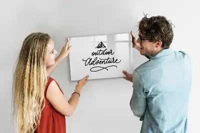 Lavagna magnetica per scrivere modello Avventura all'aperto