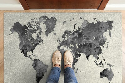 Tappeto ingresso mappa del mondo