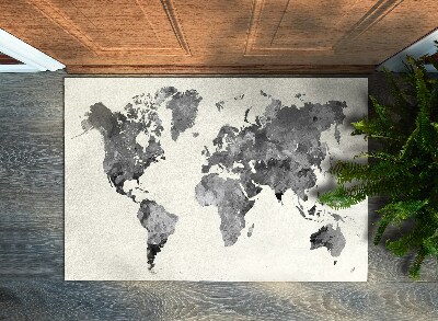 Tappeto ingresso mappa del mondo