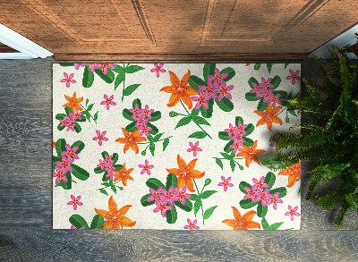 Tappeto ingresso Pattern floreale