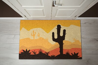 Tappeto entrata interno Cactus desertico