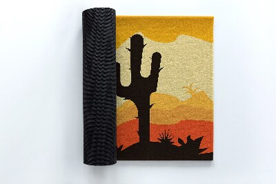 Tappeto entrata interno Cactus desertico