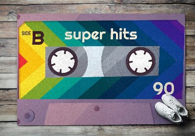 Tappeto entrata Super Hits Rainbow Cassette Retry Cassette
