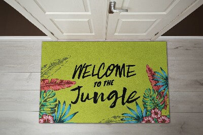 Tappeto ingresso interno Welcome to the jungle