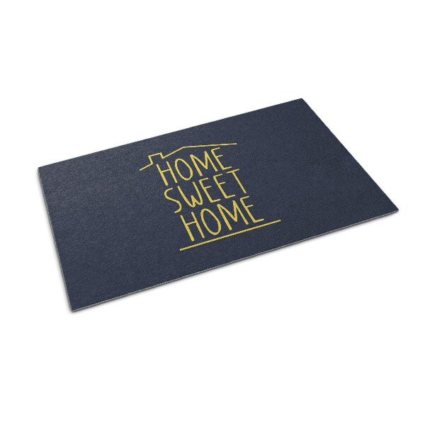 Tappeto ingresso Home sweet home Iscrizione e casa