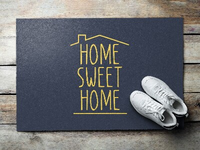 Tappeto ingresso Home sweet home Iscrizione e casa