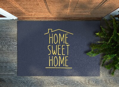 Tappeto ingresso Home sweet home Iscrizione e casa