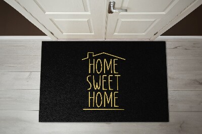Tappeto ingresso Home sweet home Iscrizione semplice
