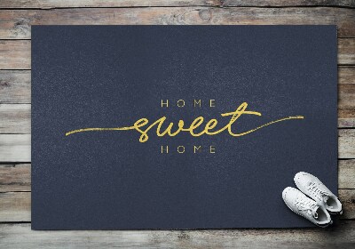 Tappeto ingresso Home sweet home Iscrizione minimalista