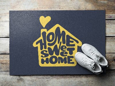 Tappeto ingresso Home sweet home Casa e cuore