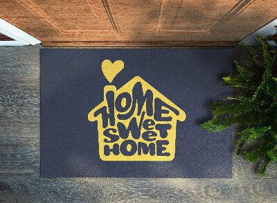 Tappeto ingresso Home sweet home Casa e cuore