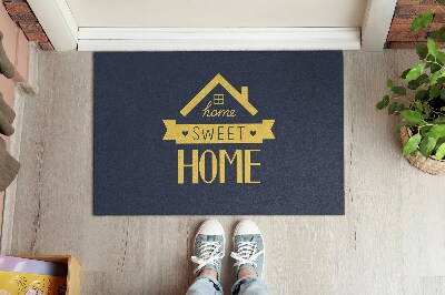 Tappeto ingresso Home sweet home Scrivere