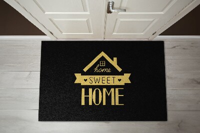 Tappeto ingresso Home sweet home Casa gialla