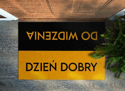 Tappeto ingresso Dzień dobry Do widzenia