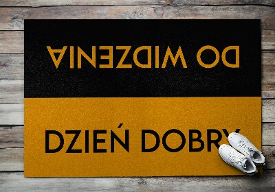 Tappeto ingresso Dzień dobry Do widzenia