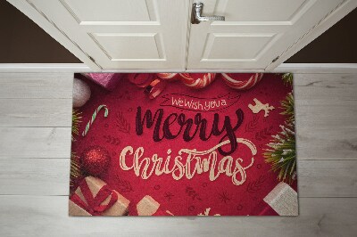Tappeto ingresso interno We wish You a Merry Christmas