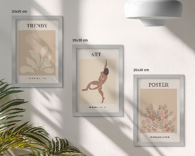 Composizione di 3 quadri Forme e figure astratte di Henri Matisse
