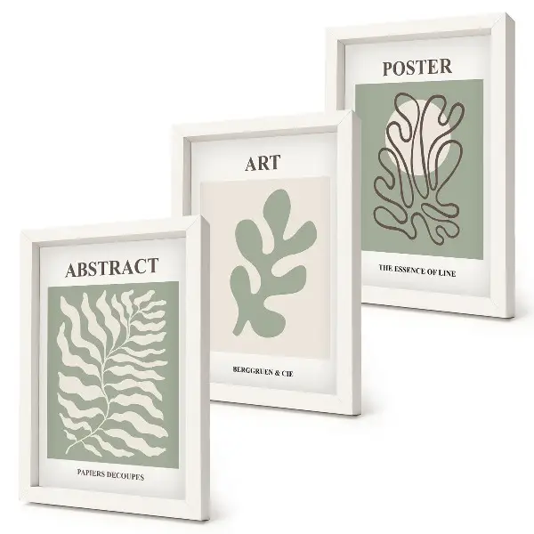 Set di 3 quadri con motivi floreali di Henri Matisse composizione di poster