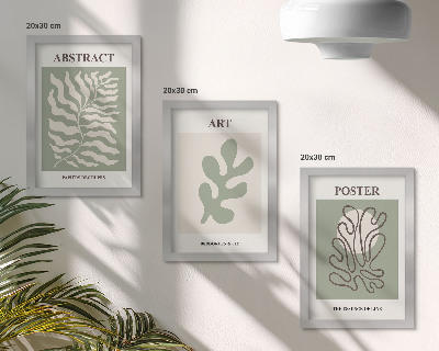 Composizione di 3 quadri Poster con motivi floreali di Henri Matisse