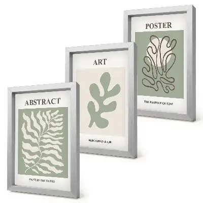 Set di 3 quadri con motivi floreali di Henri Matisse composizione di poster