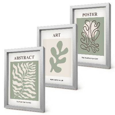Composizione di 3 quadri Poster con motivi floreali di Henri Matisse