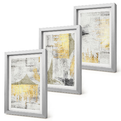 Composizione di 3 quadri Motivi astratti minimalisti e alla moda per la pittura