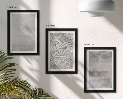 Trittico incorniciato Strutture di texture moderne in stile minimalista