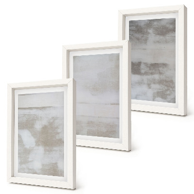 Composizione di 3 quadri Texture usurate, stile industriale moderno