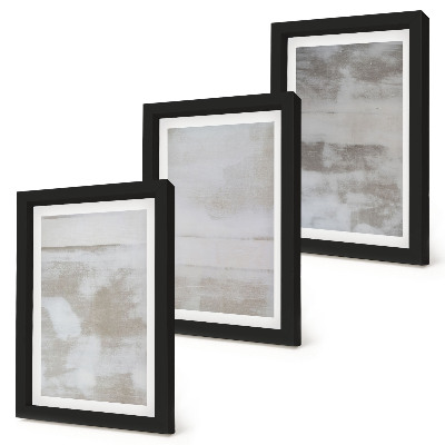 Composizione di 3 quadri Texture usurate, stile industriale moderno