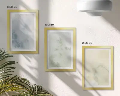 Texture di acquerelli pastello stampa su tela con cornice