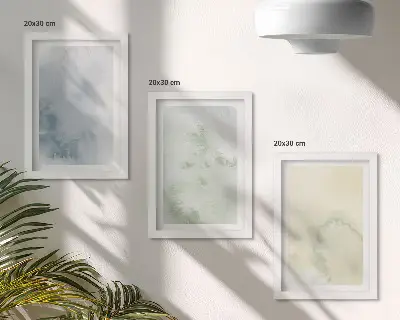 Texture di acquerelli pastello stampa su tela con cornice