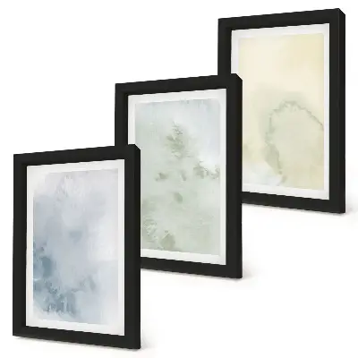 Texture di acquerelli pastello stampa su tela con cornice