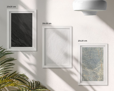 Composizione di 3 quadri Vari colori di eleganti strutture in pietra