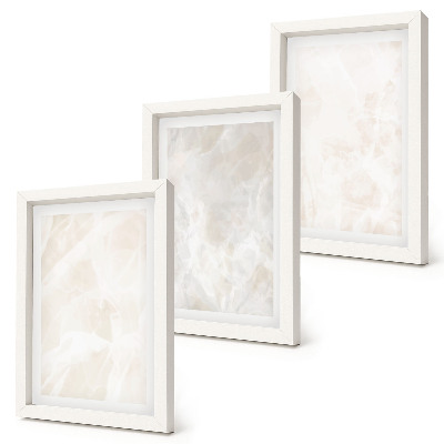 Composizione di 3 quadri Elegante texture di sfondo effetto marmo.