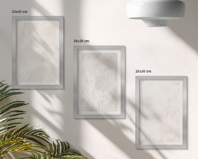 Composizione di 3 quadri Elegante texture di sfondo effetto marmo.