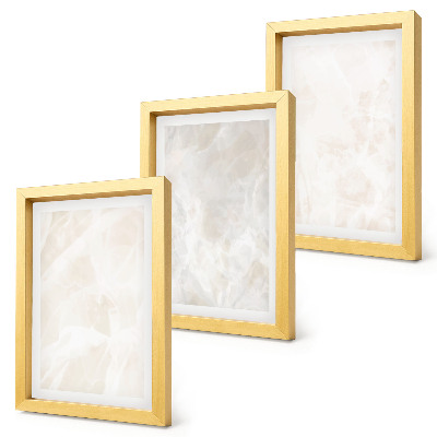 Composizione di 3 quadri Elegante texture di sfondo effetto marmo.