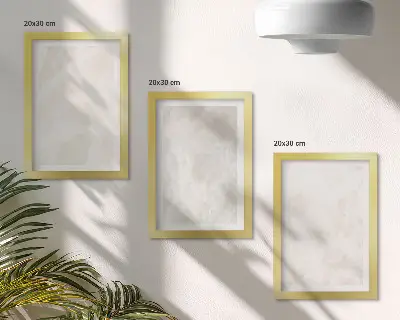 Set di 3 quadri con elegante texture di sfondo effetto marmo
