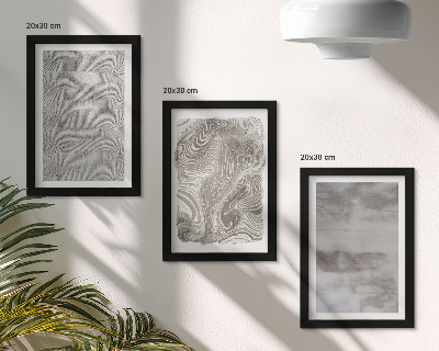 Trittico incorniciato Strutture industriali dal design astratto