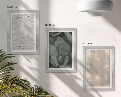 Trittico incorniciato Riprese ravvicinate di texture estive in un clima tropicale.