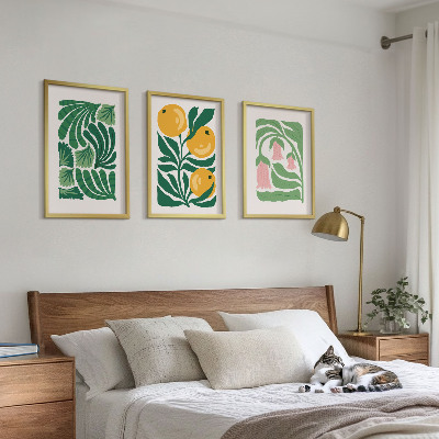 Set di quadri incorniciati Composizioni vegetali minimaliste