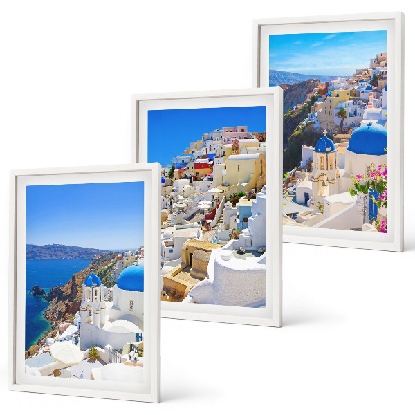 Set di quadri incorniciati Architettura del paesaggio Oia Santorini