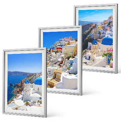 Set di quadri incorniciati Architettura del paesaggio Oia Santorini