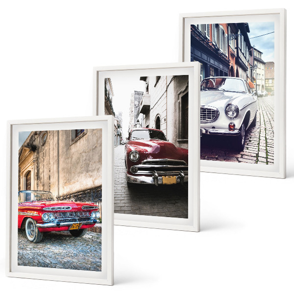 Composizione di quadri Auto d'epoca nelle città