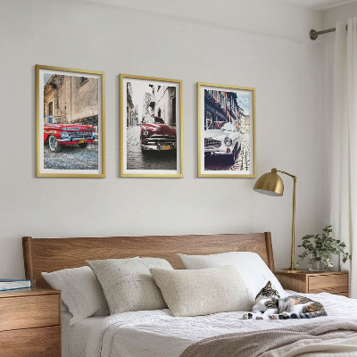 Composizione di quadri Auto d'epoca nelle città