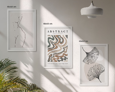 Composizione di quadri Forme astratte di motivi boho