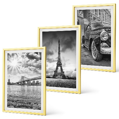 Composizione di quadri Panorami della città, ponti, Torre Eiffel
