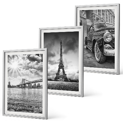 Composizione di quadri Panorami della città, ponti, Torre Eiffel