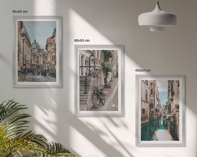 Composizione di quadri Le vie d'acqua di Venezia